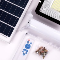 Lampione stradale a LED solare, telecomando, dimmerabile