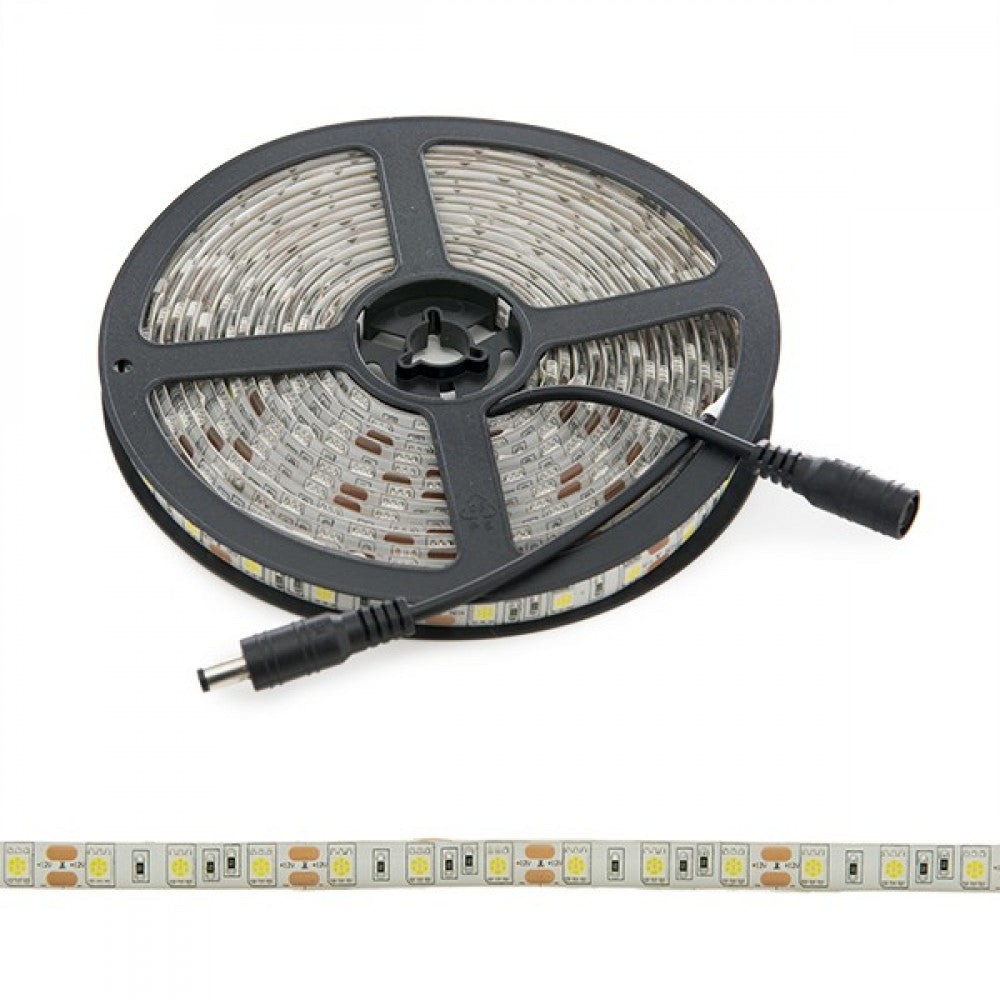 Striscia da 300 LED 72W 4.200Lm SMD5050 12VDC IP65 x5M 40. Striscia da 300 LED 72W 4.200Lm SMD5050 12VDC IP65 x5M 40.