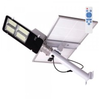 Lampione stradale a LED solare, telecomando, dimmerabile