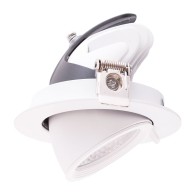 Faretto LED da incasso 7W 1050Lm 2700ºK Circolare orientabile