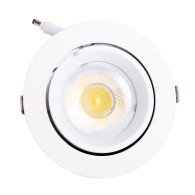 Faretto LED da incasso 30W 4500Lm 2700ºK Circolare Orientabile