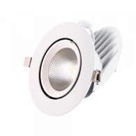 Faretto LED da incasso 20W 3000Lm 2700ºK Circolare Orientabile