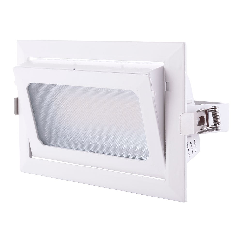 Faretto LED da incasso 50W 8000Lm 2700ºK Rettangolare
