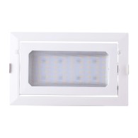Faretto LED da incasso 30W 5000Lm 2700ºK Rettangolare