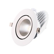 Faretto LED da incasso 24W 3600Lm 2700ºK Circolare Orientabile