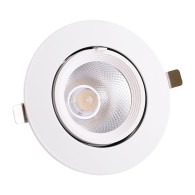 Faretto LED da incasso 24W 3600Lm 2700ºK Circolare Orientabile