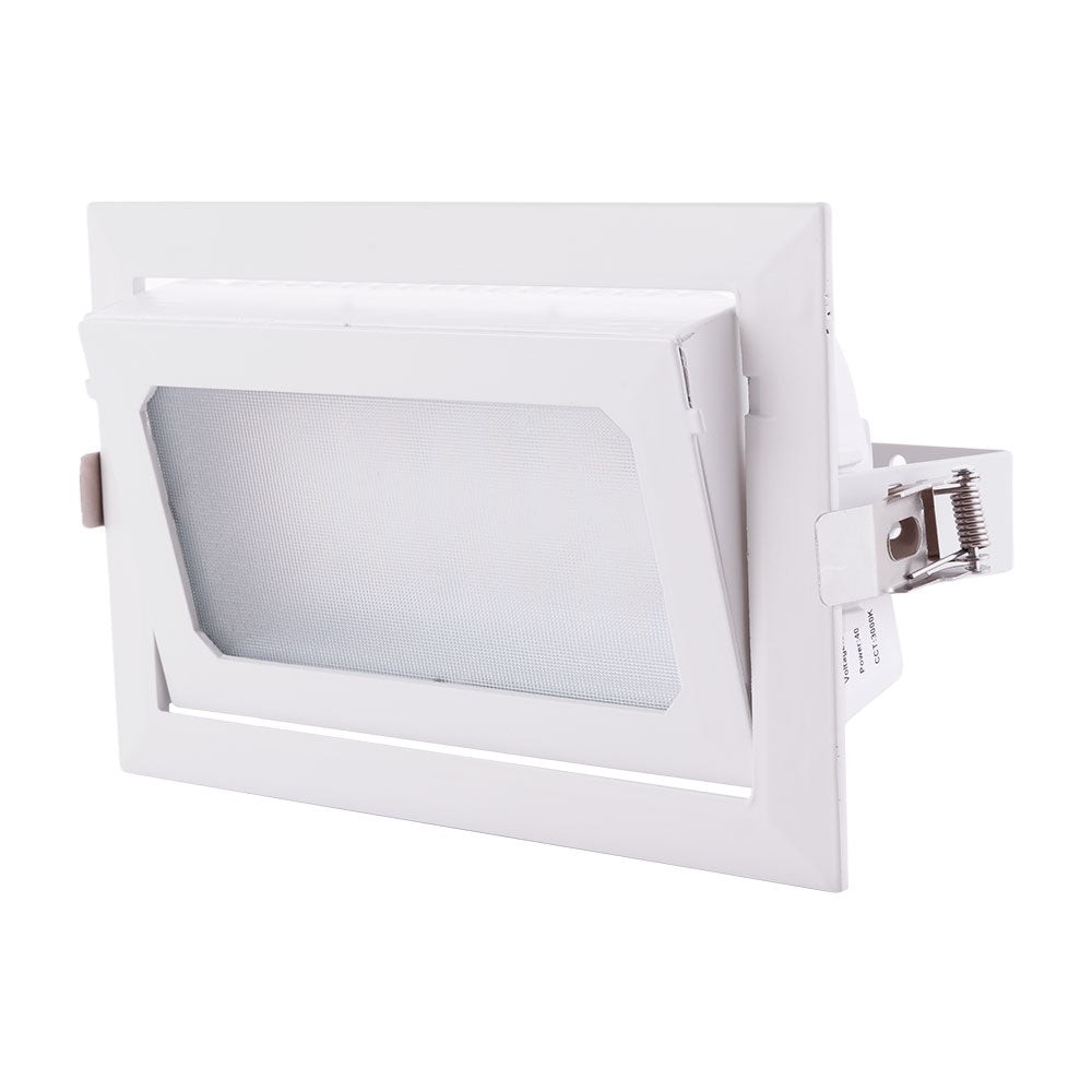 Faretto LED da incasso 40W 6600Lm 2700ºK Rettangolare Faretto LED da incasso 40W 6600Lm 2700ºK Rettangolare