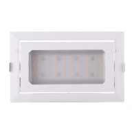 Faretto LED da incasso 40W 6600Lm 2700ºK Rettangolare