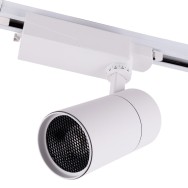 Faretto LED da binario 30W 2527Lm CRI90 2700ºK Monofase 40.