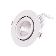 Faretto LED da incasso 15W 2550Lm 2700ºK Circolare Orientabile