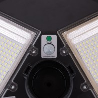 Faro LED solare 90W 9000Lm 2700ºK IP67 Pannello: 6V 18W