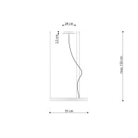 Lampada A Sospensione RIO 55 3000K