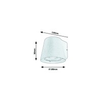 Applique da esterno RABALUX "Mandal" 1xGU10 IP54