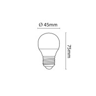 Lampadina LED Asalite E27 4W 350Lm 3000K IP20