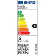 Lampadina LED Asalite E27 6W 660Lm 4000K IP20