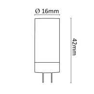 Asalite Lampadina LED G4 2W 220Lm 4000K IP20