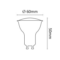 Lampadina LED Asalite GU10 3W 250Lm 3000K IP20