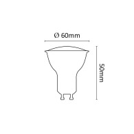 Lampadina LED Asalite GU10 3W 250Lm 3000K IP20