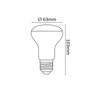 Lampadina LED Asalite E27 10W 720Lm 4000K IP20