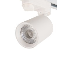 Faretto da Binario Trifase 10W COB Orientabile Flicker Free