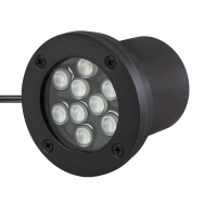 Faretto LED da incasso 9W 810Lm Ø90mm 85-265VAC IP67 60º 2700ºK