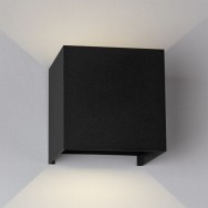 Applique da esterno LED 2x5W 100Lm/W IP65 Nero 2700ºK