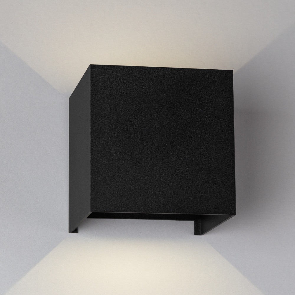 Applique da esterno LED 2x5W 100Lm/W IP65 Nero 2700ºK Applique da esterno LED 2x5W 100Lm/W IP65 Nero 2700ºK