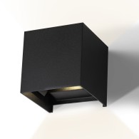 Applique da esterno LED 2x5W 100Lm/W IP65 Nero 2700ºK