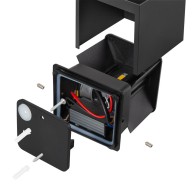 Applique da esterno LED 2x5W 100Lm/W IP65 Nero 2700ºK