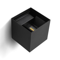 Applique da esterno LED 2x5W 100Lm/W IP65 Nero 2700ºK