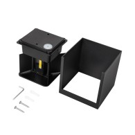 Applique da esterno LED 2x5W 100Lm/W IP65 Nero 2700ºK