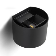 Applique da esterno LED 2x5W 100Lm/W IP65 Nero 2700ºK