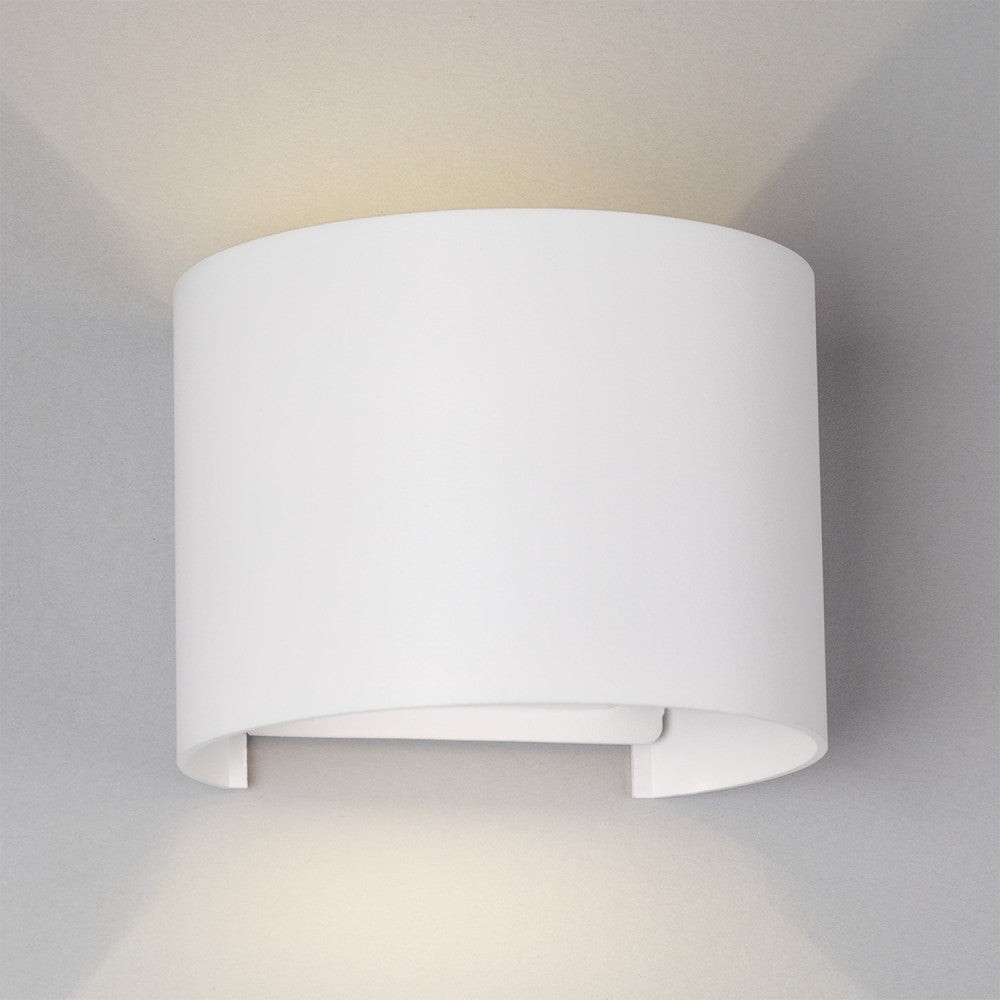 Applique da esterno LED 2x5W 100Lm/W IP65 Bianco 2700ºK Applique da esterno LED 2x5W 100Lm/W IP65 Bianco 2700ºK