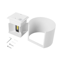 Applique da esterno LED 2x5W 100Lm/W IP65 Bianco 2700ºK