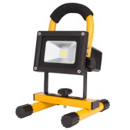 Proiettore LED 10W 1.000Lm 6000ºK IP65 Batteria ricaricabile