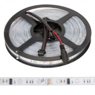 Striscia da 150 LED 36W 4200ºK SMD5050 12VDC Digitale RGB x5M