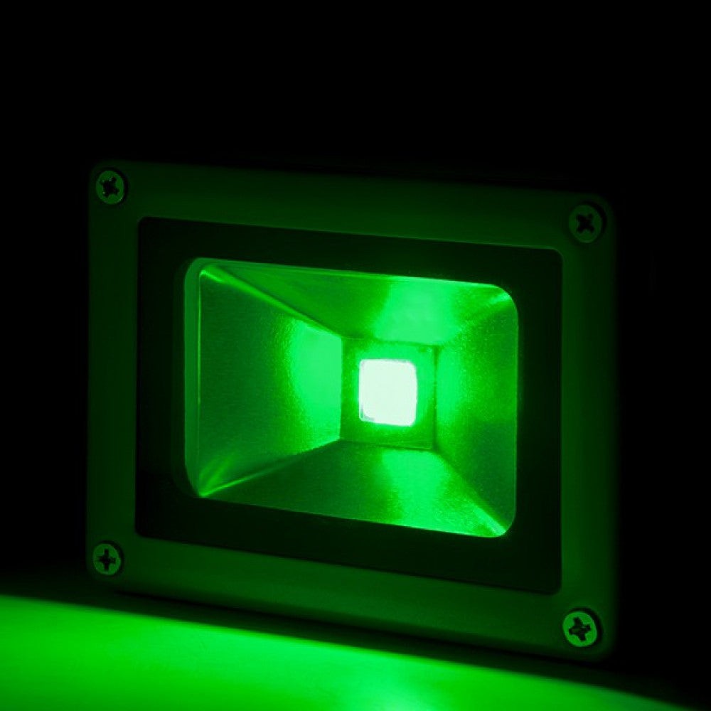 Proiettore LED 10W 850Lm IP65 Brico Verde 40. Proiettore LED 10W 850Lm IP65 Brico Verde 40.