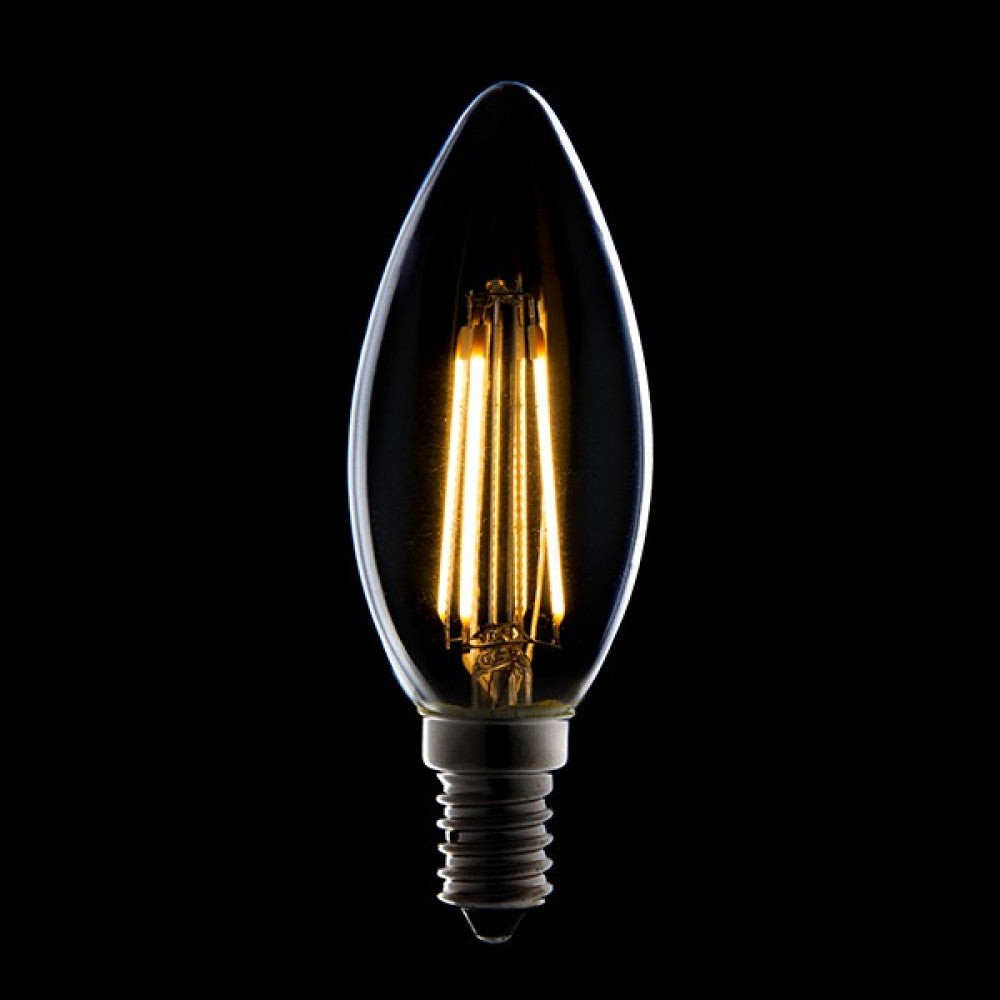 Lampadina LED E14 4W 273Lm 2000ºK Filamento 40. Lampadina LED E14 4W 273Lm 2000ºK Filamento 40.
