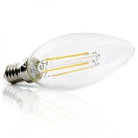 Lampadina LED E14 4W 273Lm 2000ºK Filamento 40.