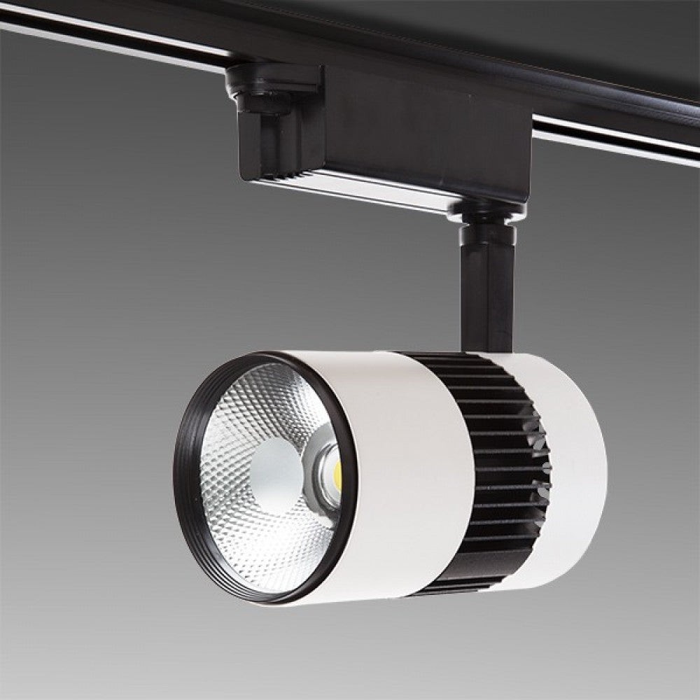 Faretto da binario LED 20W 2.000Lm CRI85 6000ºK "Annabelle" Faretto da binario LED 20W 2.000Lm CRI85 6000ºK "Annabelle"