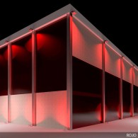 Faretto Proiettore LED 50W 4.250Lm IP65 Rosso Brico 40.