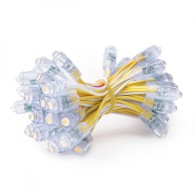 Pixel LED 0.1W 2Lm 9Mm 5V Epistar (stringa 50 unità) Giallo