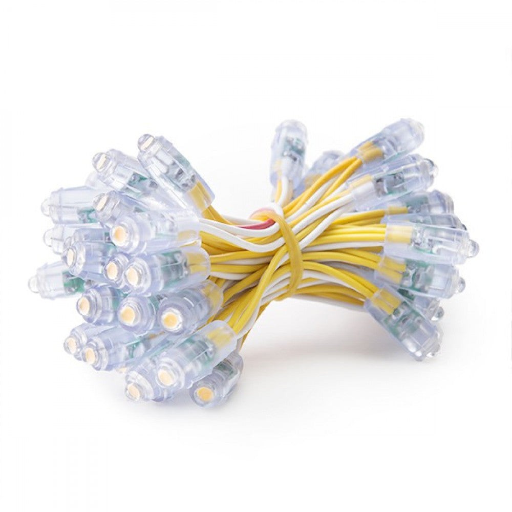 Pixel LED 0.1W 2Lm 9Mm 5V Epistar (stringa 50 unità) Giallo