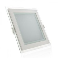 Faretto LED Downlight 15W 1500Lm 2700ºK Quadrato Vetro 40.