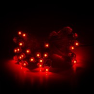 Pixel LED 0.1W 2Lm 12Mm 5V Epistar (stringa 50 unità) Rosso