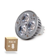 Confezione da 8 Lampadine LED GU5.3 6W 515Lm 3000ºK 40.