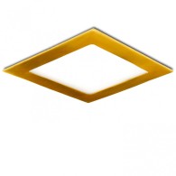 Pannello LED 18W 1800Lm 2700ºK Quadrato Oro 50.