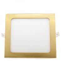 Pannello LED 18W 1800Lm 2700ºK Quadrato Oro 50.