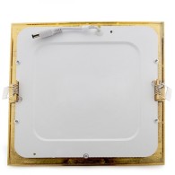 Pannello LED 18W 1800Lm 2700ºK Quadrato Oro 50.