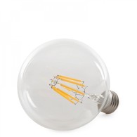 Lampadina LED E27 8W 576Lm 2000ºK Filamento G95 40.